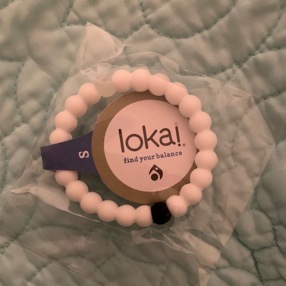 Lokai White Distance Bracelet